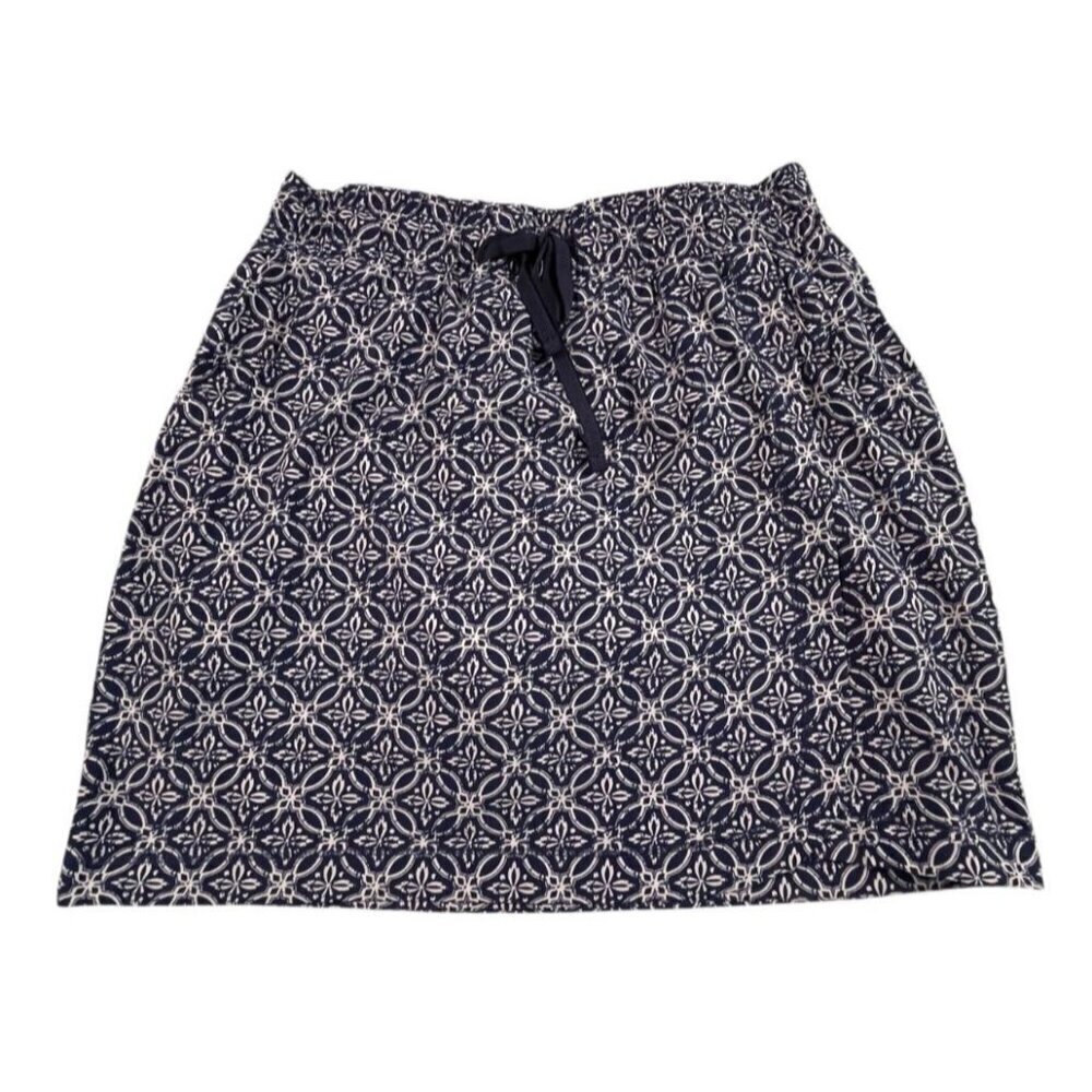 albots Lightweight Faux Wrap Geo Skort – Size P